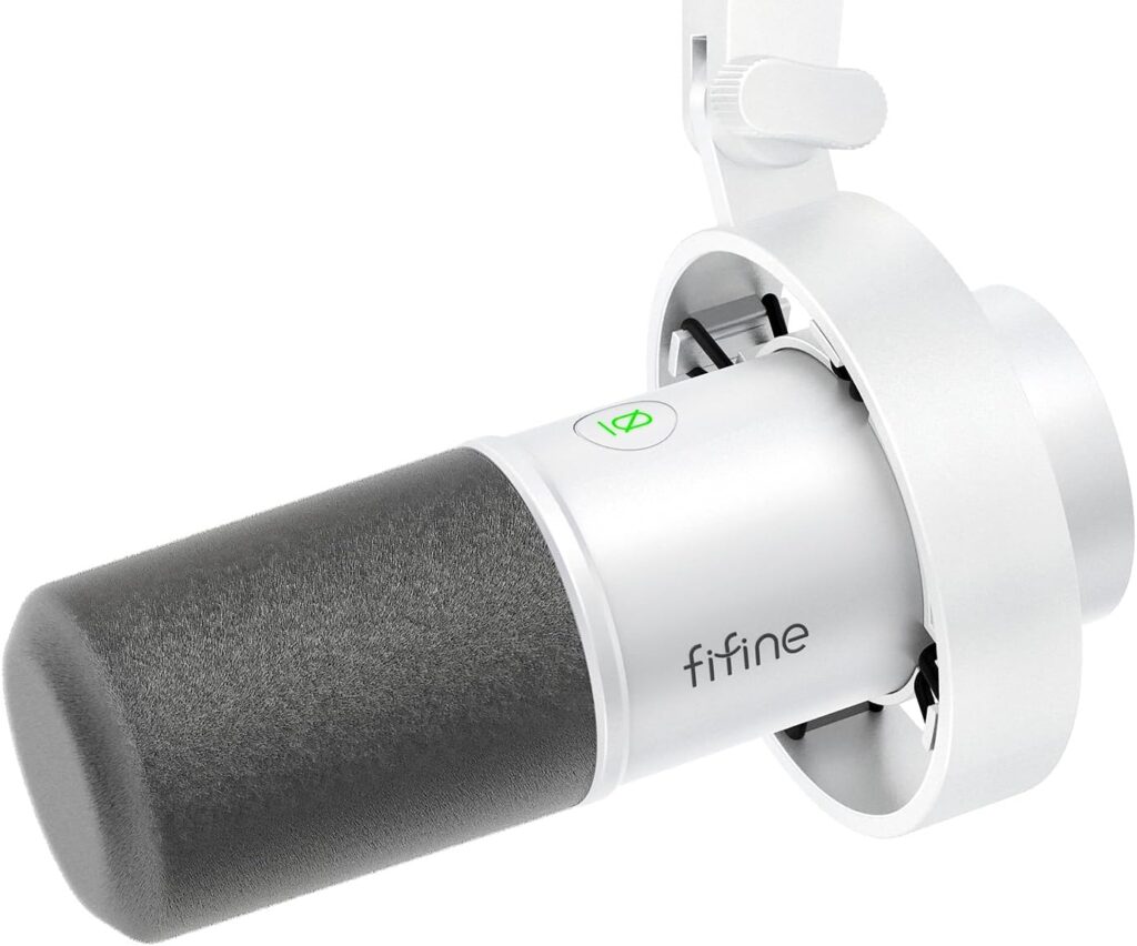 Fifine K688 – اللون: أبيض